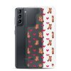 Cute Teddy Bear Samsung Clear Case