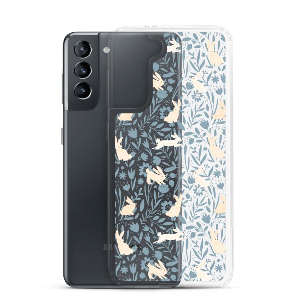 Easter Hopping Bunnies Samsung Clear Case