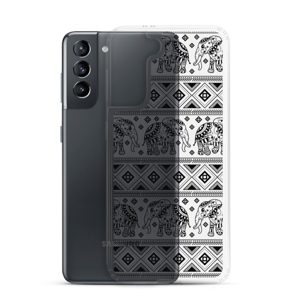 Elephant Mandala Samsung Clear Case