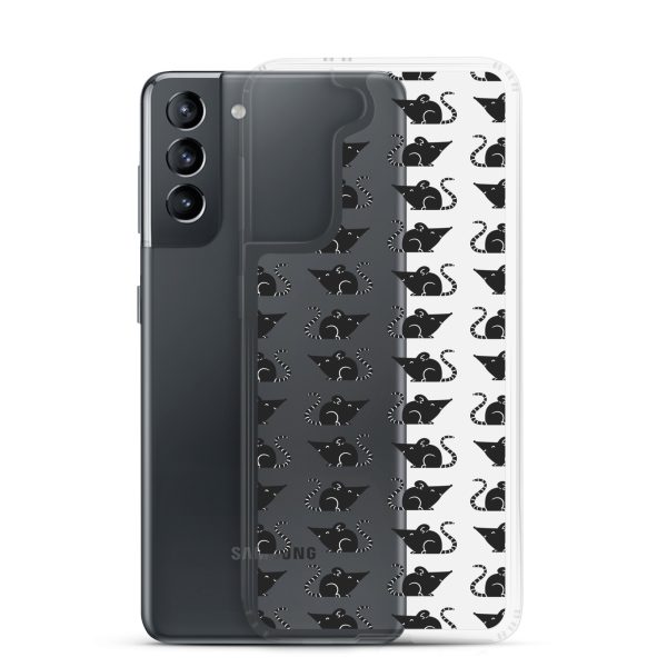 Rat Silhouette Samsung Clear Case