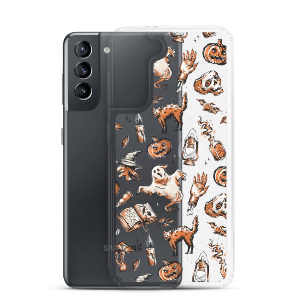 Vintage Halloween Samsung Clear Case