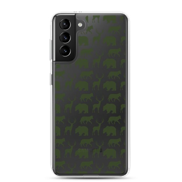 Animals Silhouette Samsung Clear Case