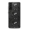 Black and White Halloween Samsung Clear Case