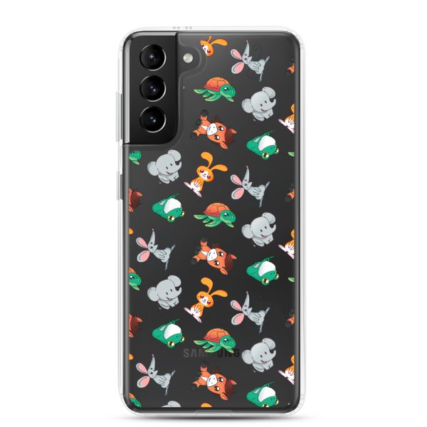 Cute Animals Samsung Clear Case