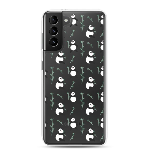 Cute Panda Samsung Clear Case
