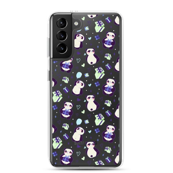 Cute Panda Presents Samsung Clear Case
