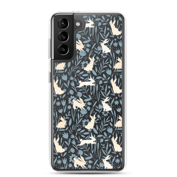 Easter Hopping Bunnies Samsung Clear Case