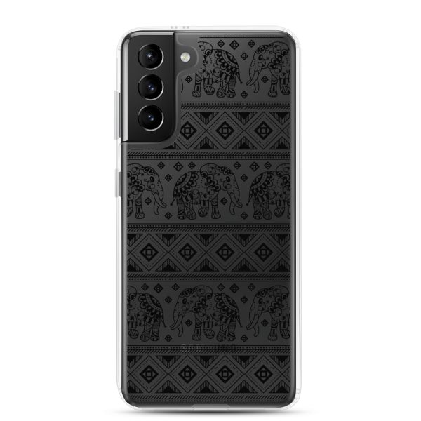 Elephant Mandala Samsung Clear Case