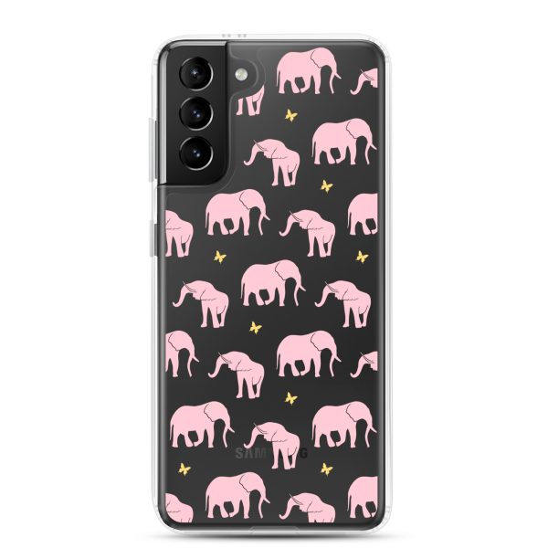 clear-case-for-samsung-samsung-galaxy-s21-plus-case-on-phone-6a53d25ee9e9b.jpg Seamless Elephant Silhouette Samsung Clear Case
