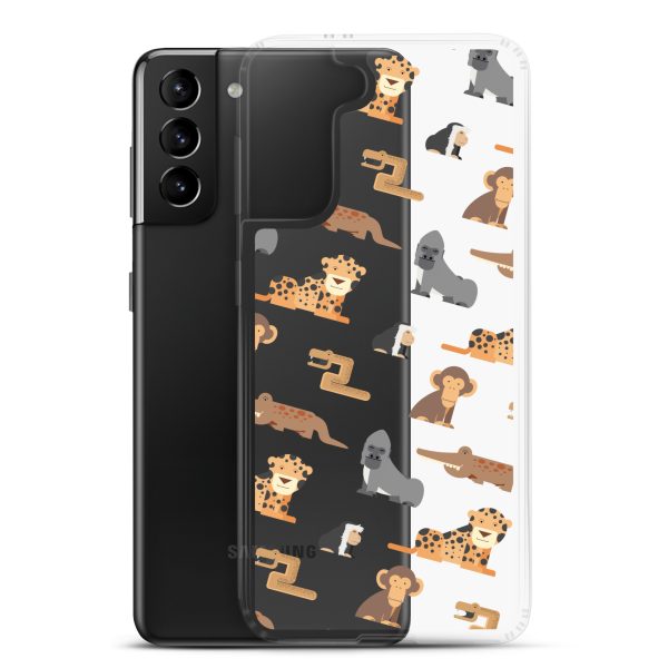 African Jungle Animals Samsung Clear Case