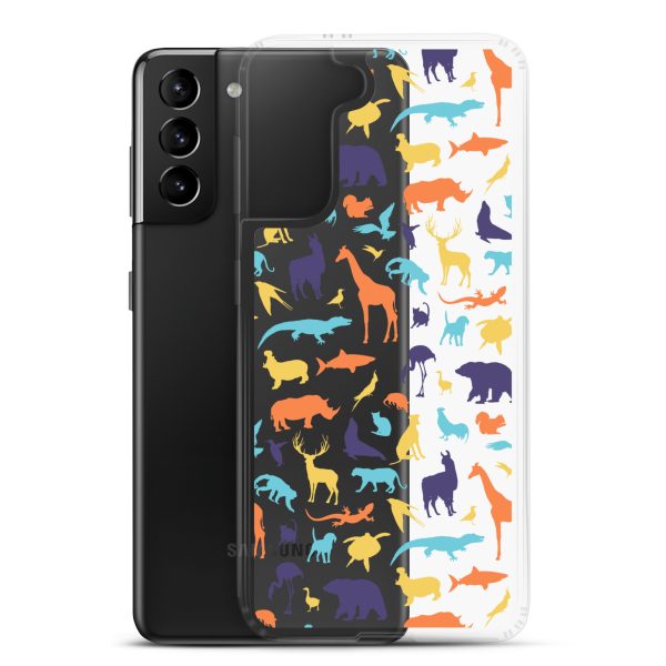 Animal Silhouette Samsung Clear Case