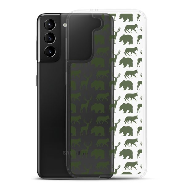 Animals Silhouette Samsung Clear Case