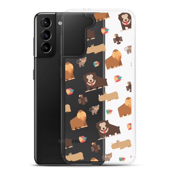 Asian Jungle Animals Samsung Clear Case