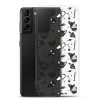 Black and White Halloween Samsung Clear Case