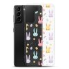 Colorful Bunnies Easter Samsung Clear Case