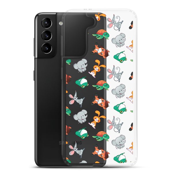 Cute Animals Samsung Clear Case