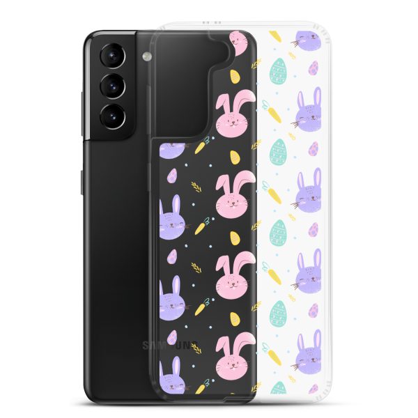 Cute Easter Bunnies Samsung Clear Case
