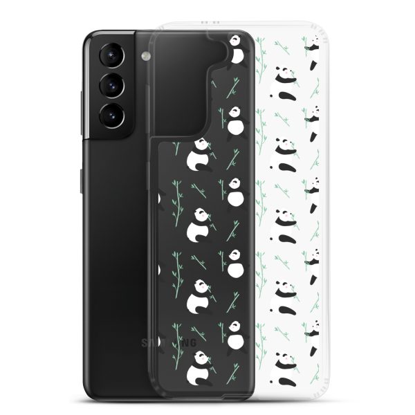Cute Panda Samsung Clear Case