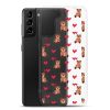 Cute Teddy Bear Samsung Clear Case