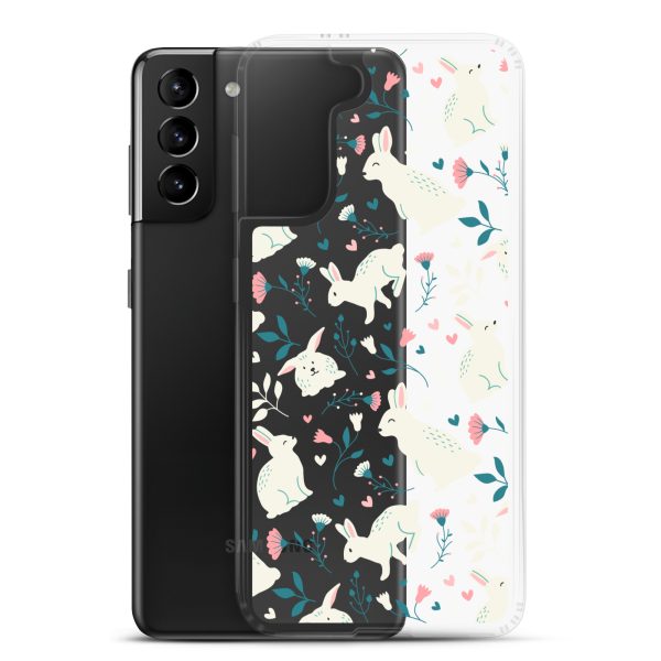 clear-case-for-samsung-samsung-galaxy-s21-plus-case-with-phone-6a53c45a4b63a.jpg Easter Cute Rabbits Samsung Clear Case