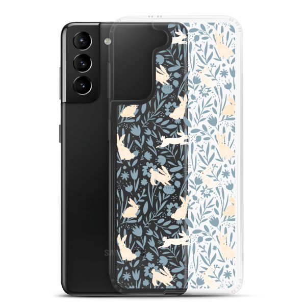 Easter Hopping Bunnies Samsung Clear Case
