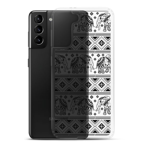 Elephant Mandala Samsung Clear Case