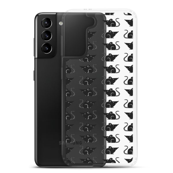 Rat Silhouette Samsung Clear Case