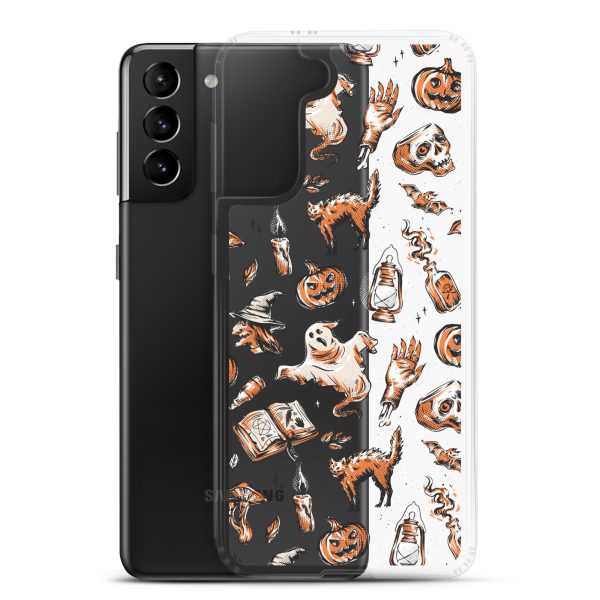 Vintage Halloween Samsung Clear Case