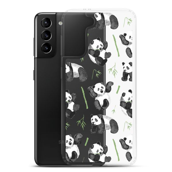 clear-case-for-samsung-samsung-galaxy-s21-plus-case-with-phone-6a53d4bd63068.jpg Watercolor Panda Bear Samsung Clear Case
