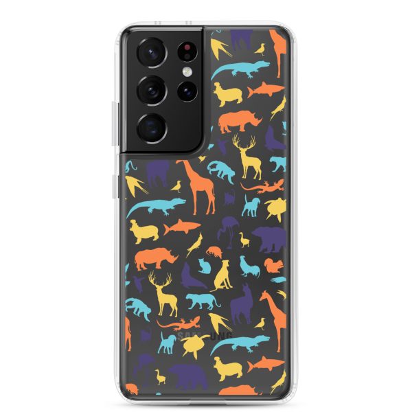 Animal Silhouette Samsung Clear Case