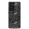 Black and White Halloween Samsung Clear Case