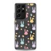 Colorful Bunnies Easter Samsung Clear Case