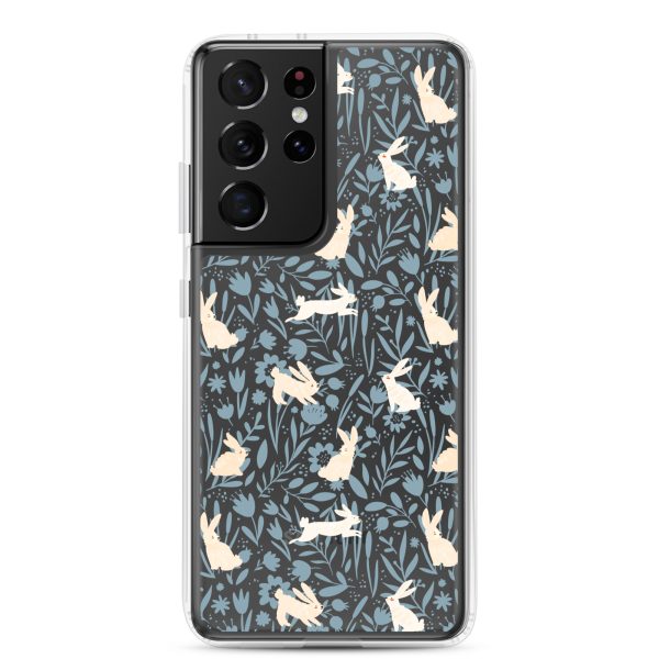 Easter Hopping Bunnies Samsung Clear Case