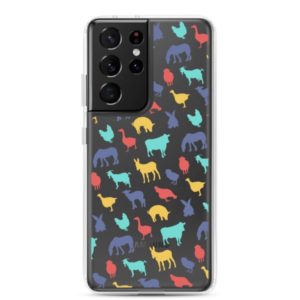 Farm Animals Samsung Clear Case