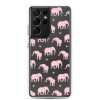 clear-case-for-samsung-samsung-galaxy-s21-ultra-case-on-phone-6a53d25ee9f17.jpg Seamless Elephant Silhouette Samsung Clear Case