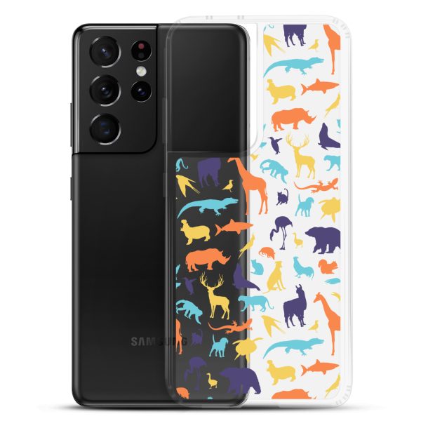 Animal Silhouette Samsung Clear Case