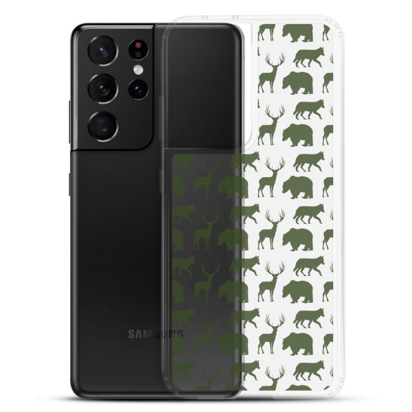 Animals Silhouette Samsung Clear Case