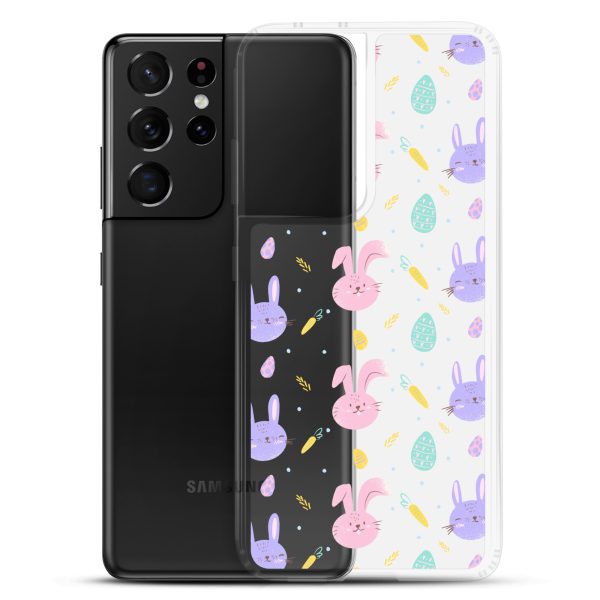 Cute Easter Bunnies Samsung Clear Case