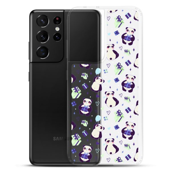 Cute Panda Presents Samsung Clear Case