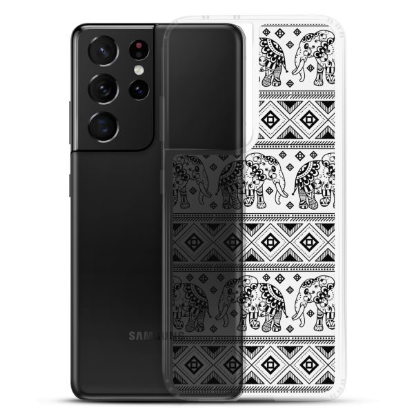 Elephant Mandala Samsung Clear Case