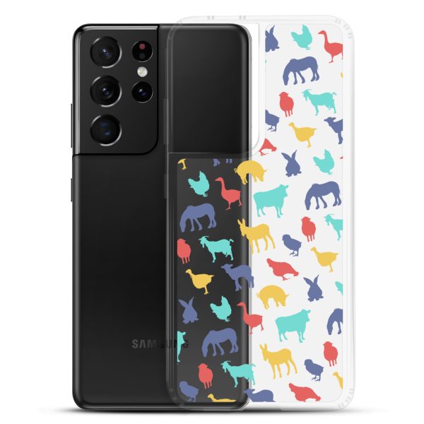 Farm Animals Samsung Clear Case