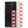 Pink Bunnies Samsung Clear Case