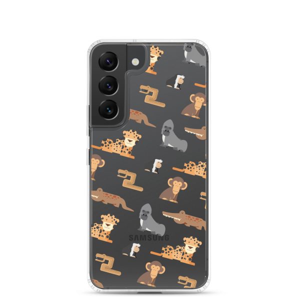 African Jungle Animals Samsung Clear Case