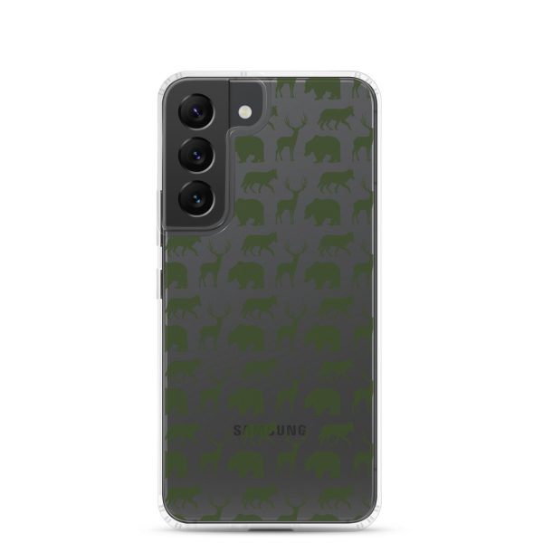 Animals Silhouette Samsung Clear Case
