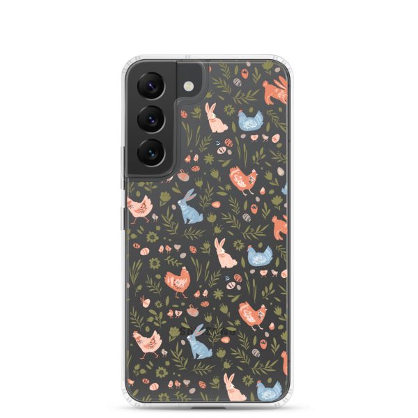 Bunnies and Hens Easter Samsung Clear Case