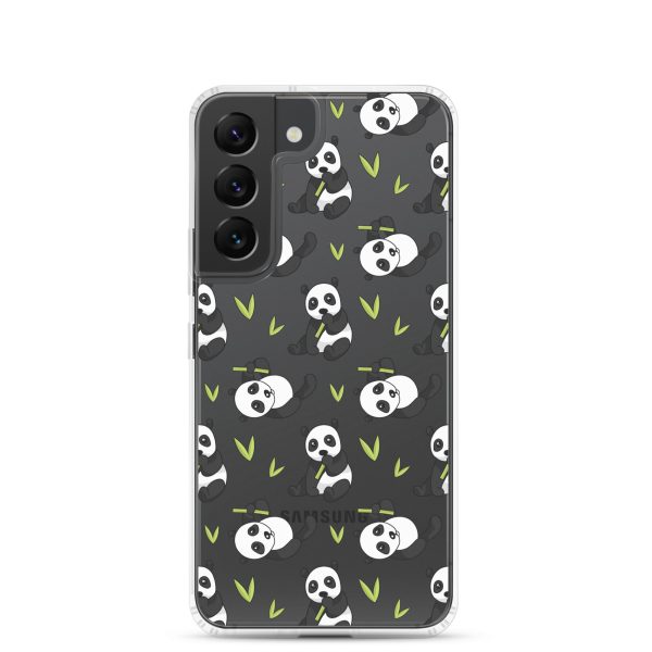 Cute Panda Bear Samsung Clear Case