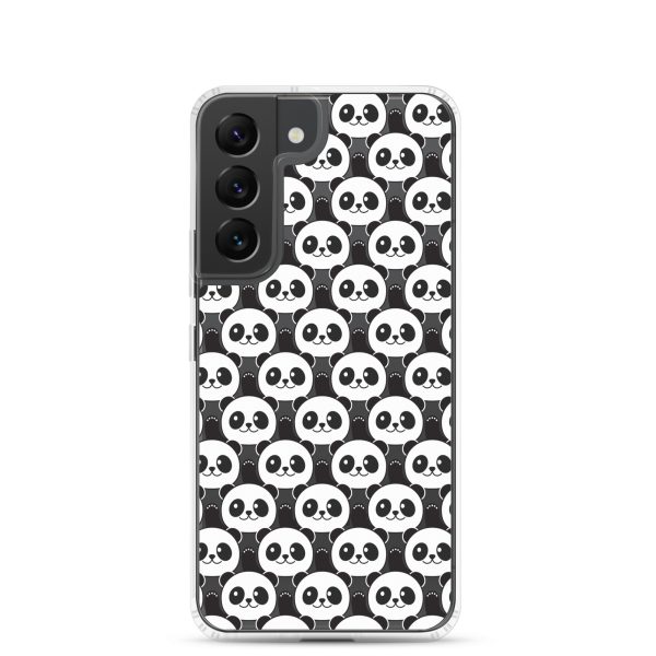 Cute Panda Bears Samsung Clear Case