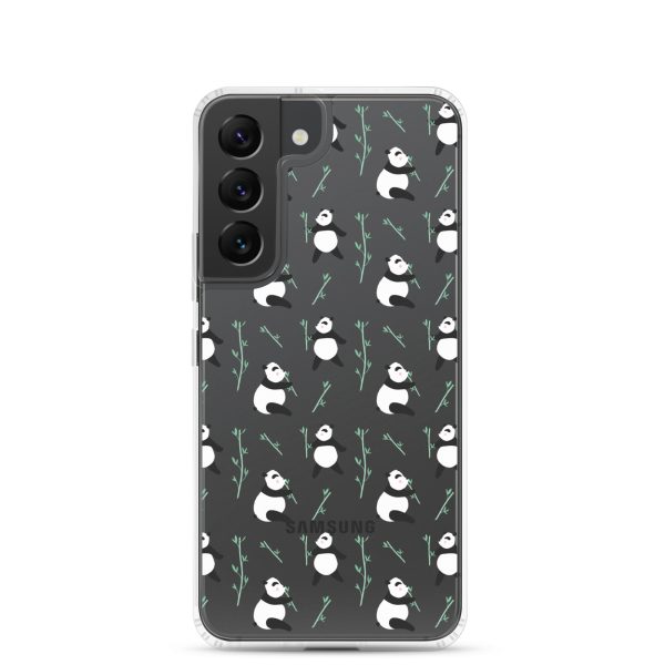 Cute Panda Samsung Clear Case