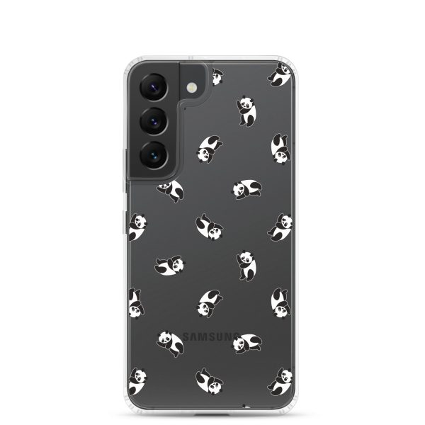 Cute Pandas Samsung Clear Case