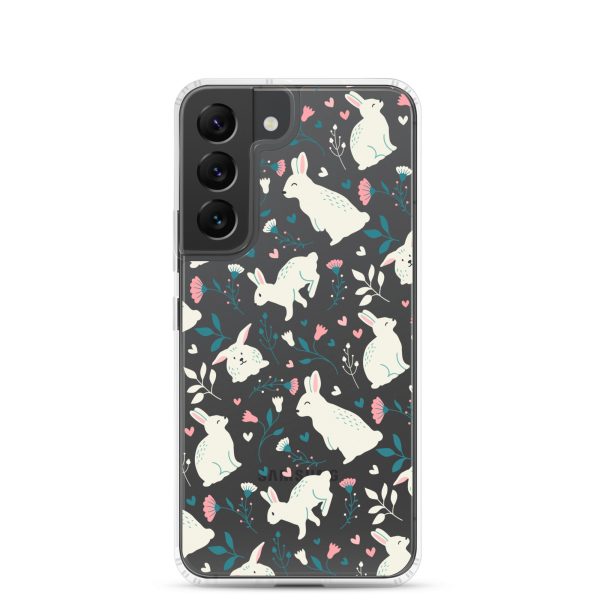 clear-case-for-samsung-samsung-galaxy-s22-case-on-phone-6a53c45a4b7fd.jpg Easter Cute Rabbits Samsung Clear Case